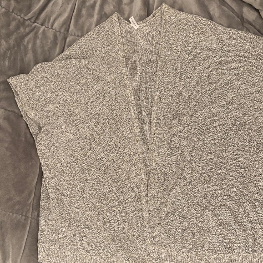 Aritzia Community open front knit cardigan cape sweater